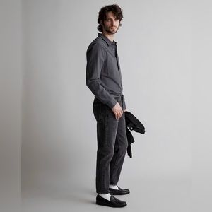 Madewell Relaxed Taper Jeans in Claybrook Wash